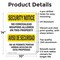 Signmission No Concealed Weapons Bilingual OSHA Security Notice Sign, Aluminum, 10in W x 14in L, 2PK OS-2PACK-SN-A-1014-L-11584 - alternate 7